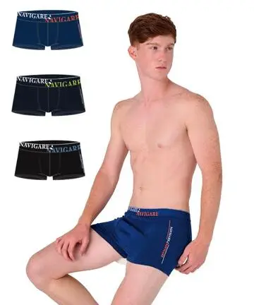 Boxer da ragazzo in cotone elasticizzato Navigare 21578J