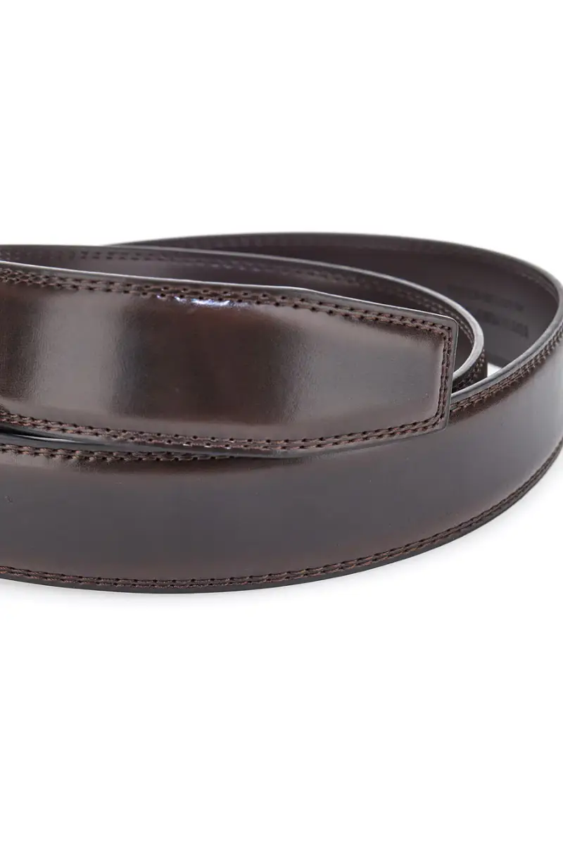 Cintura marrone in pelle con fibbia in metallo Navigare A3876-35 [TESTA DI MORO] miniatura 2