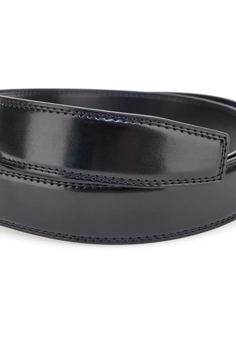 Cintura nera in pelle con fibbia in metallo Navigare A3876-35 [NERO] miniatura 3