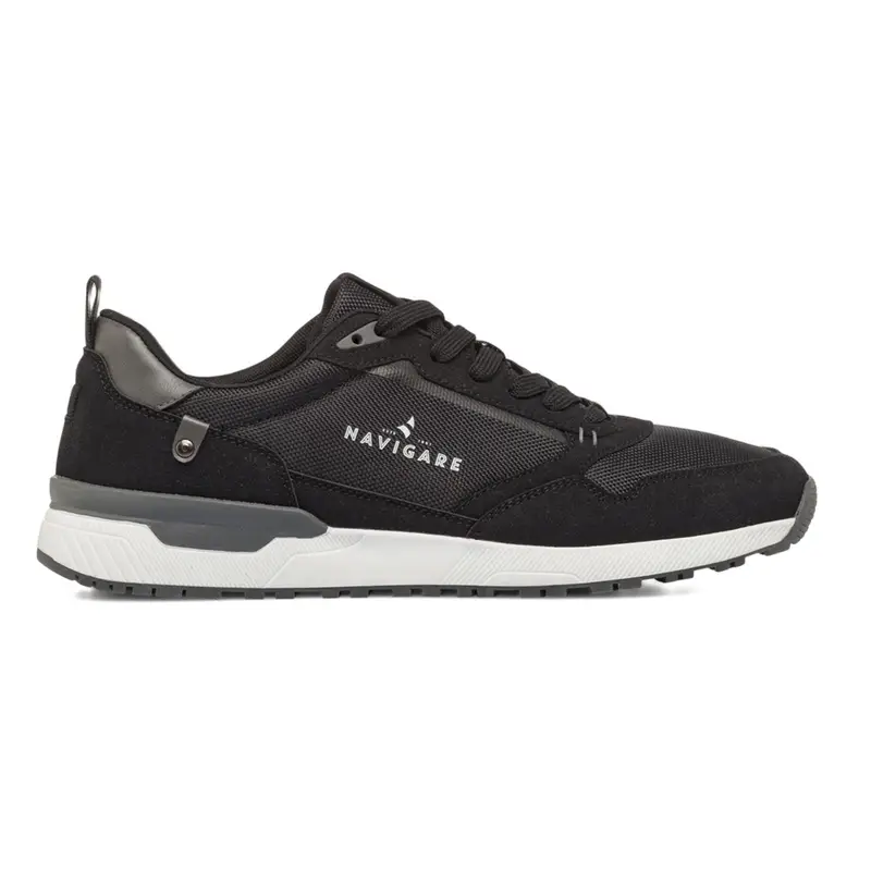Sneakers nere da uomo con scritta logo laterale