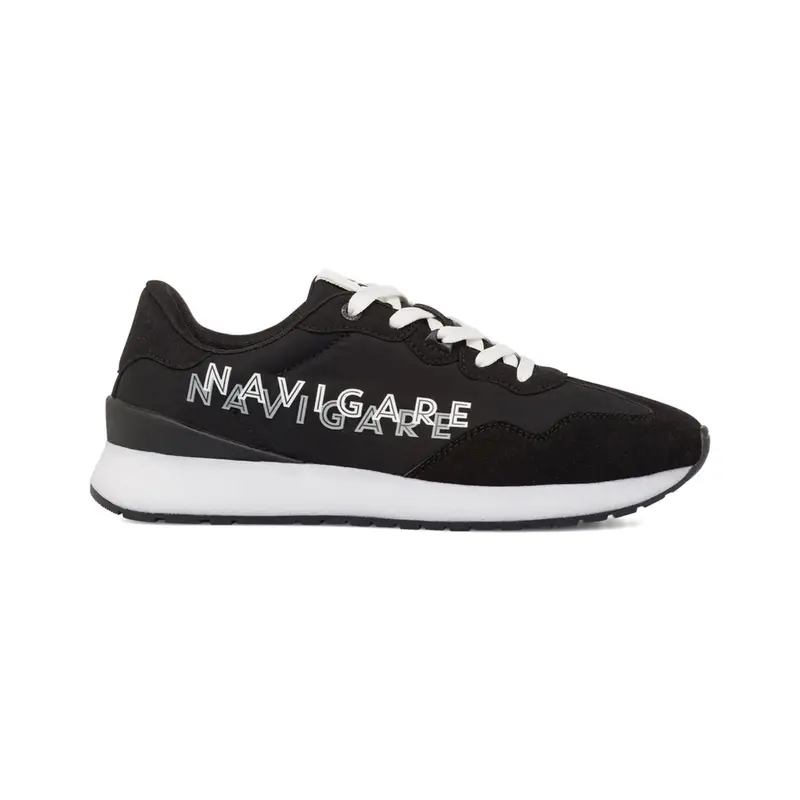 Sneakers nere da uomo con scritta maxi logo