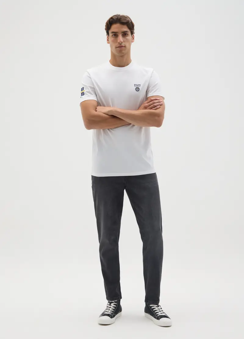 NAVY SPORT T-shirt Uomo Bianco 4122639