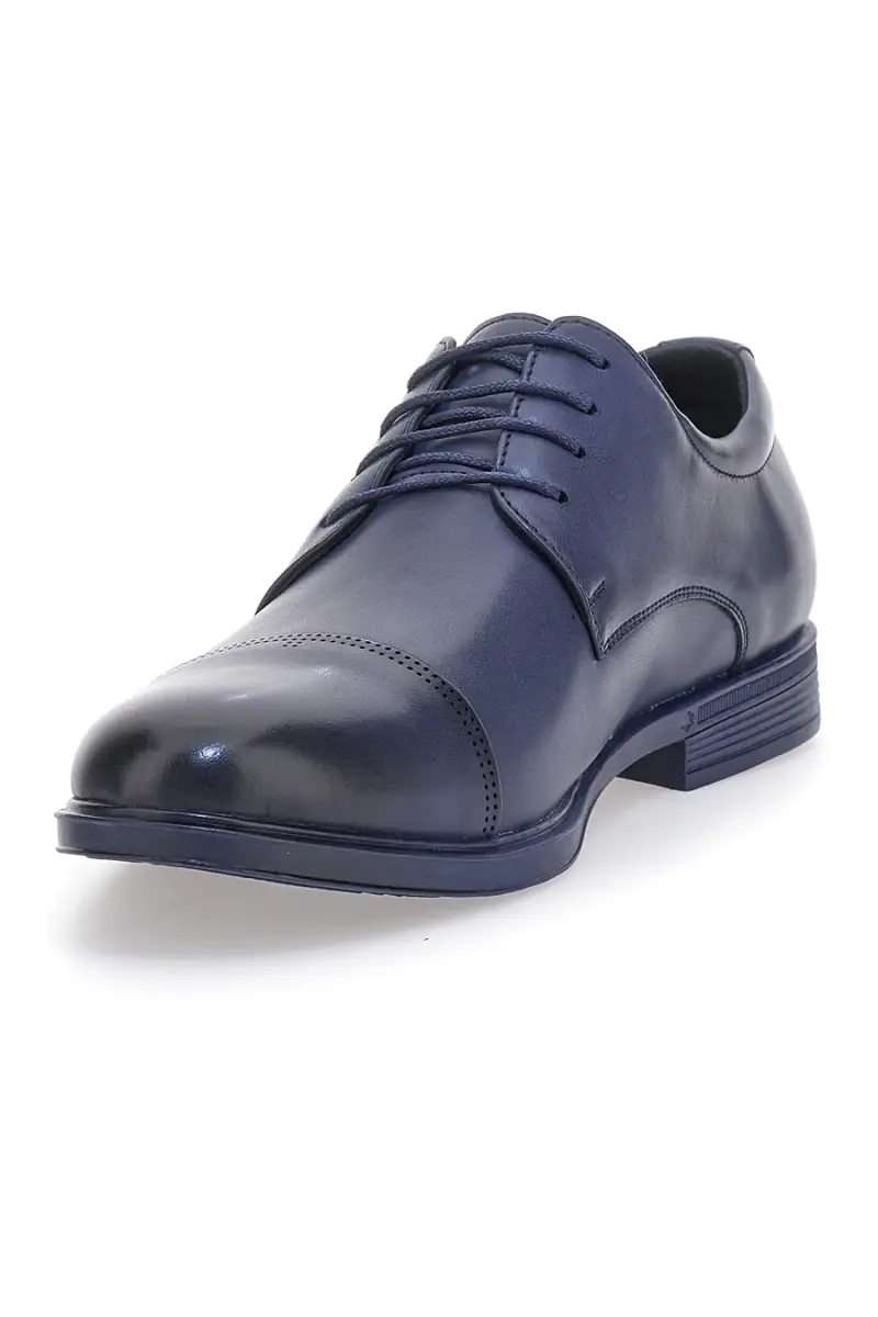 Stringate Eleganti Blu con Puntale e Lavorazione Nazareno Gabrielli 4971 [NAVY] miniatura 3