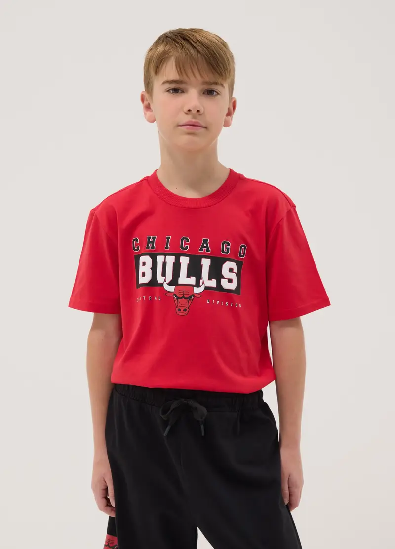 Set In Puro Cotone Multicolor Da Ragazzo Oversize Fit Chicago Bulls, Bambino, Multicolor miniatura 2