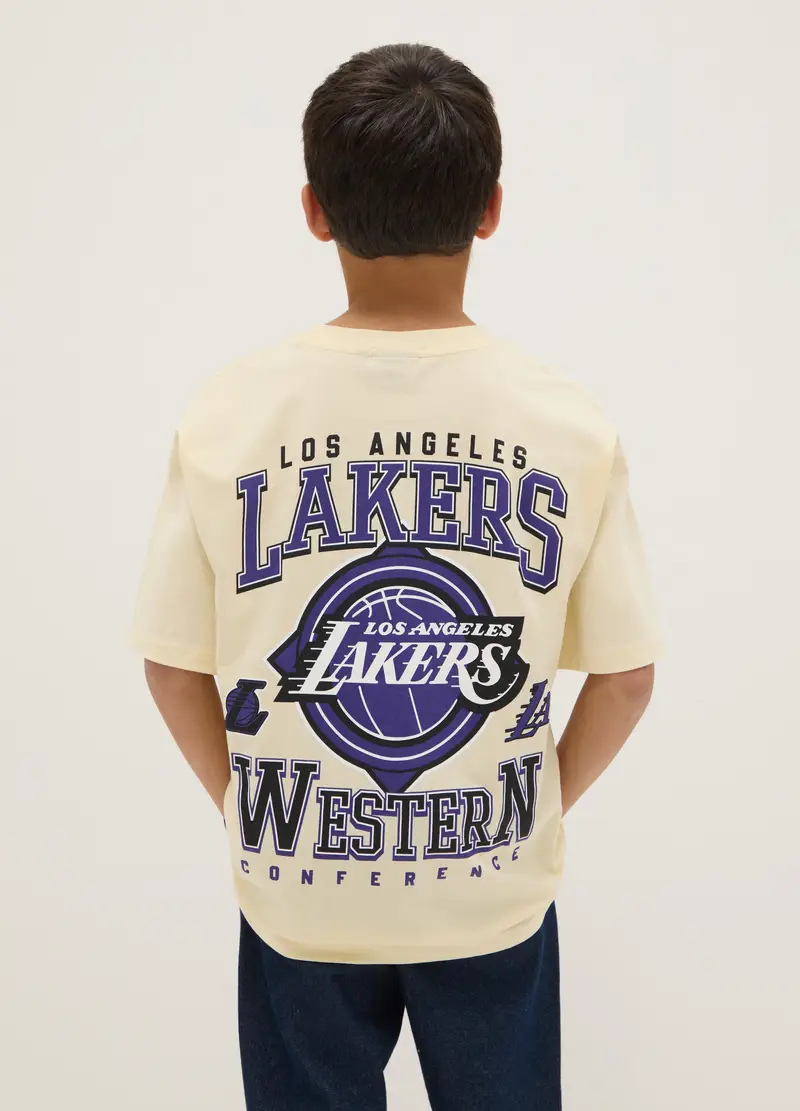 NBA T-shirt Bambino Beige 4329479 miniatura 2