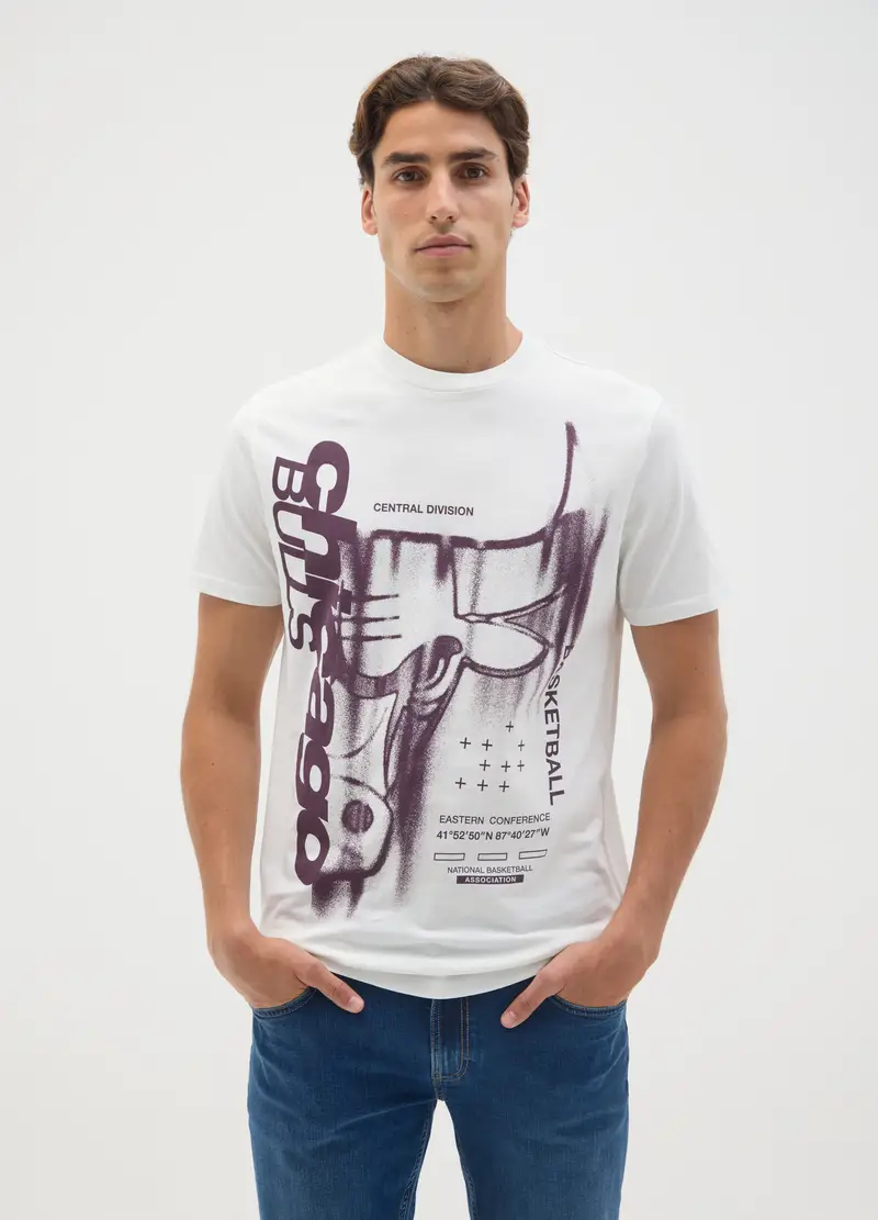 NBA T-shirt Uomo Bianco 4122551