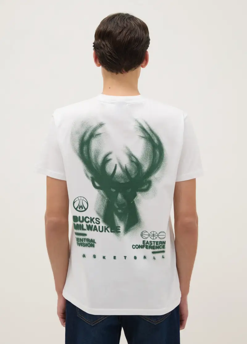 NBA T-shirt Uomo Bianco 4329259 miniatura 3