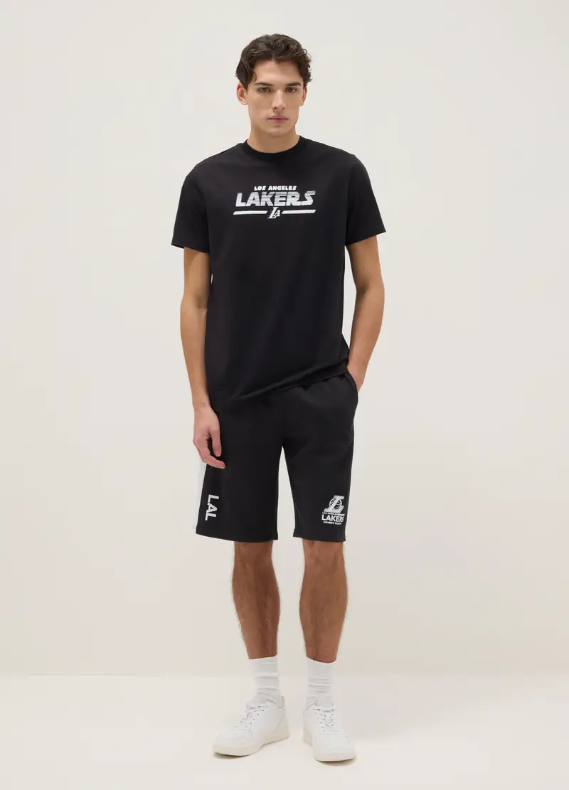 NBA T-shirt Uomo Nero 4329258 miniatura 2