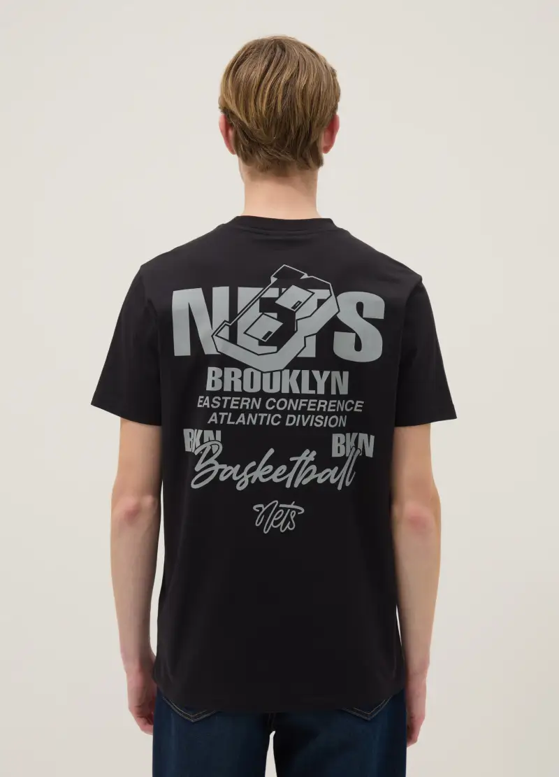 NBA T-shirt Uomo Nero 4329260 miniatura 3
