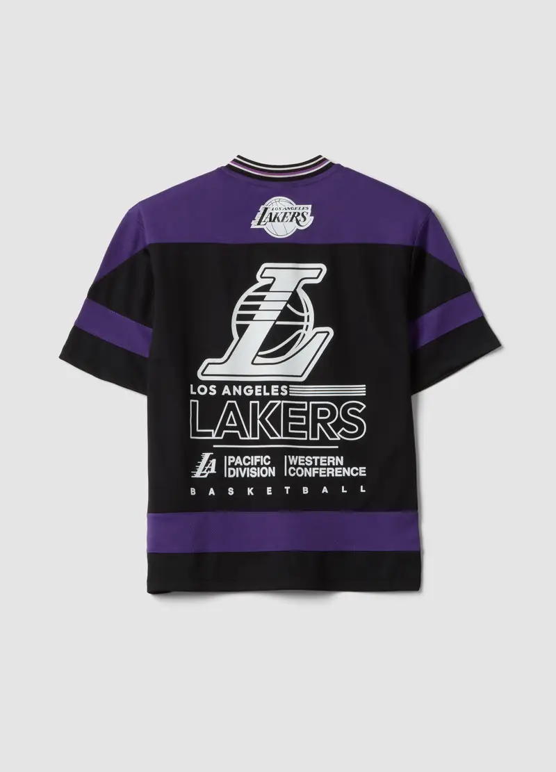 T-shirt Multicolor Da Bambino Oversize Fit Los Angeles Lakers, Unisex, Multicolor miniatura 2
