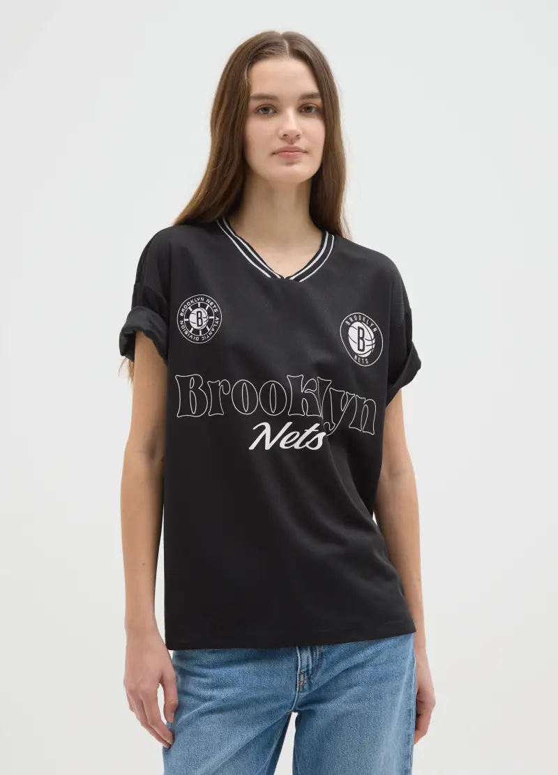 NBA T-shirt Donna Nero 4122487