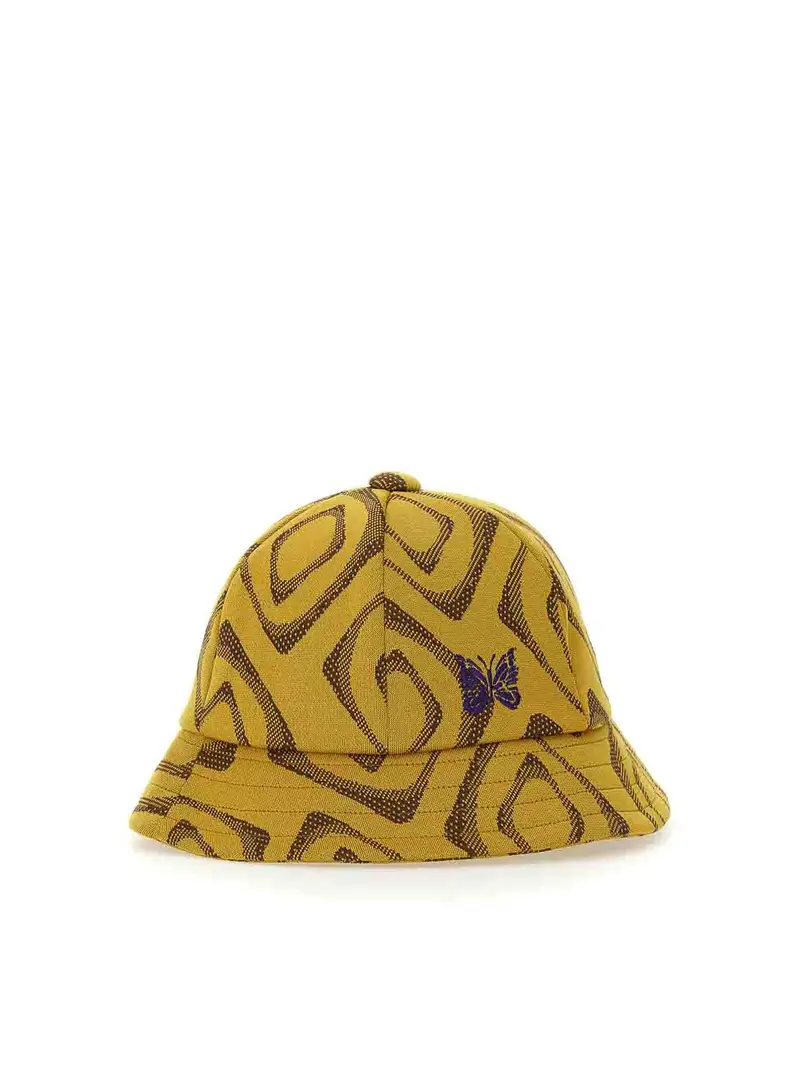 Cappello con stampa Giallo