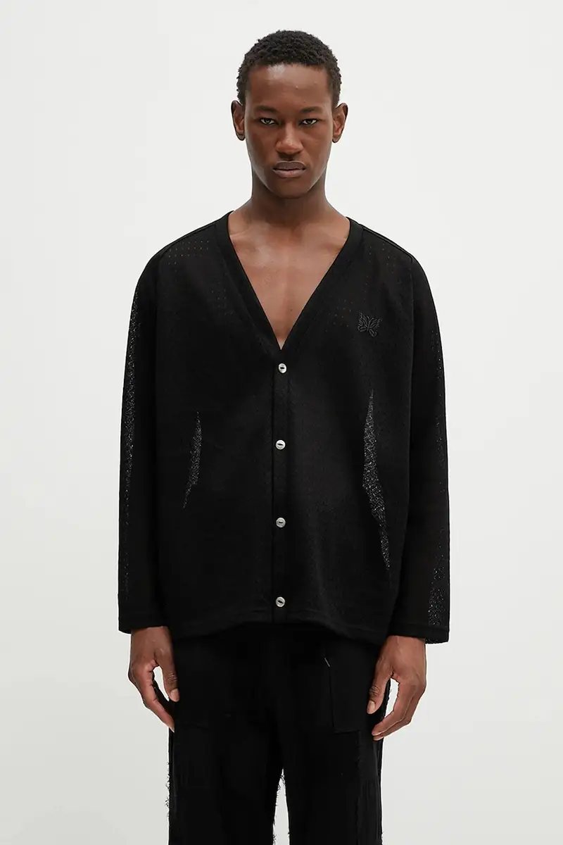 Needles Cardigan Uomo Nero 2257020