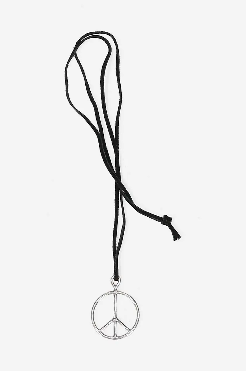 collana Peace Pendant - Deer Cord Argento