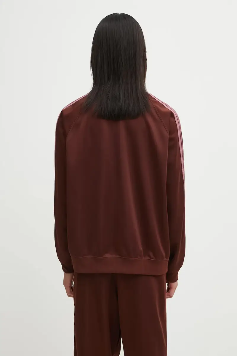 felpa Track Crew Neck uomo colore marrone RW315 miniatura 3