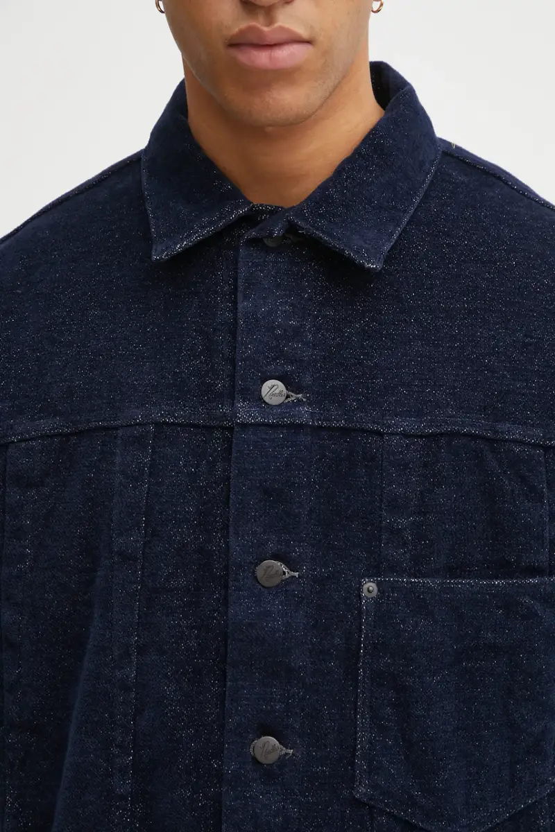 giacca camicia Darts Jean Jacket colore blu navy RW223 miniatura 4