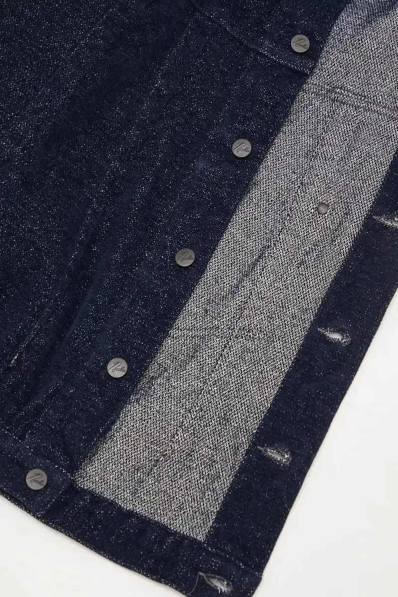 giacca camicia Darts Jean Jacket colore blu navy RW223 miniatura 5