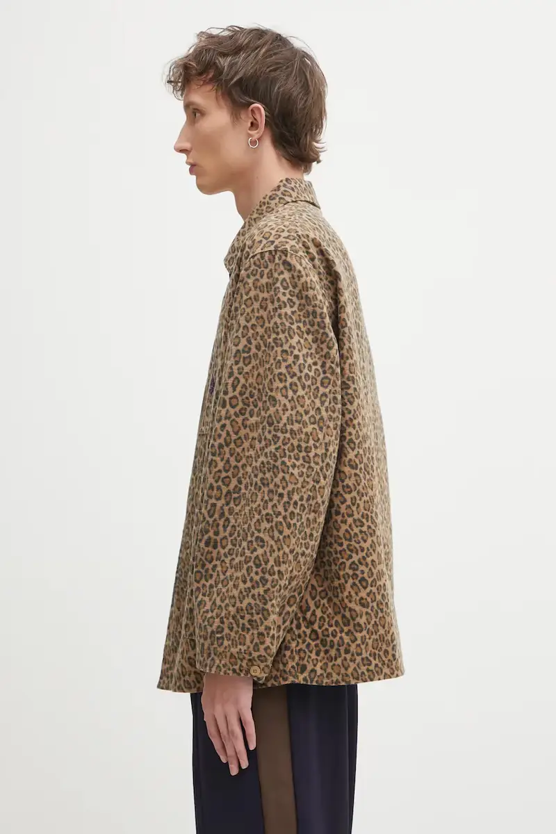 giacca-camicia di cotone Coverall colore marrone RW219 miniatura 2