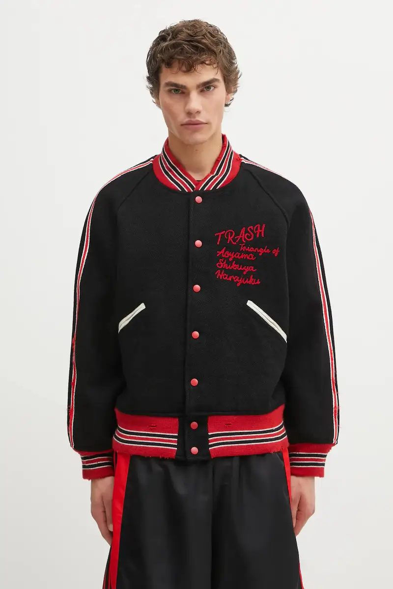 giacca in lana Deconstructed colore nero RW168