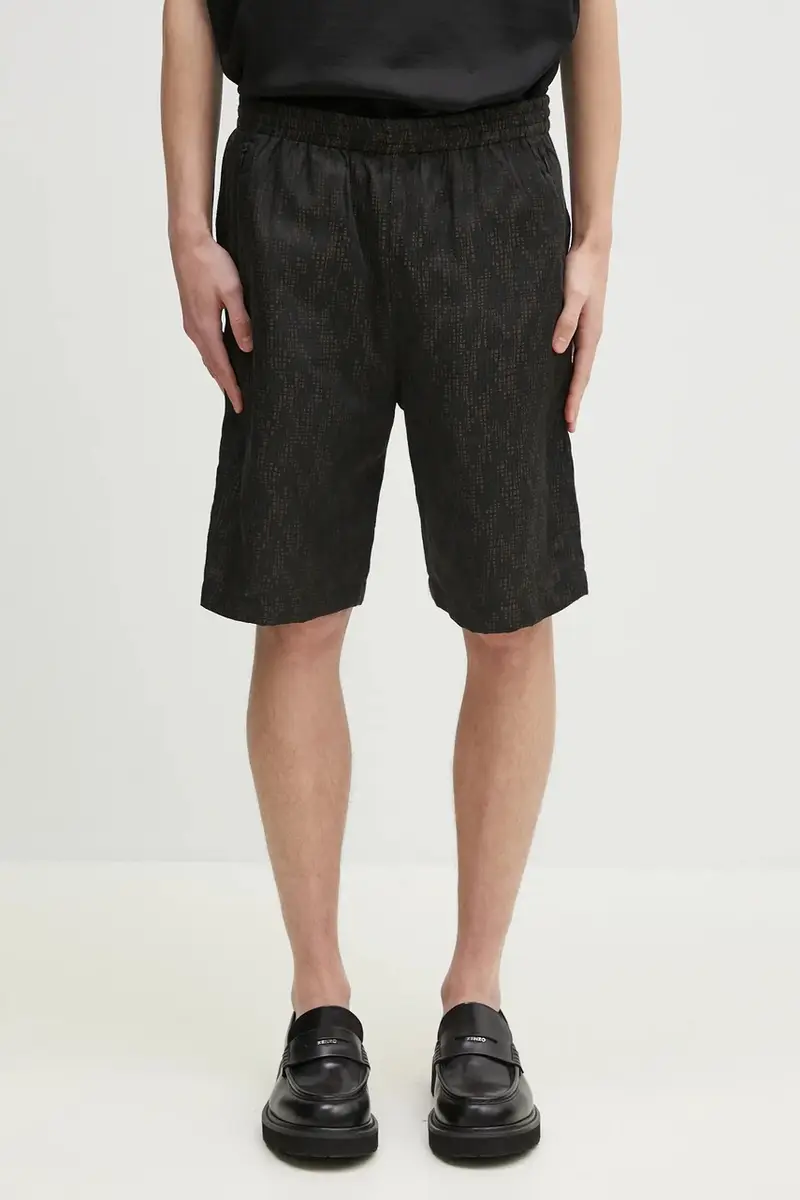 pantaloncini Basketball uomo colore nero QV239