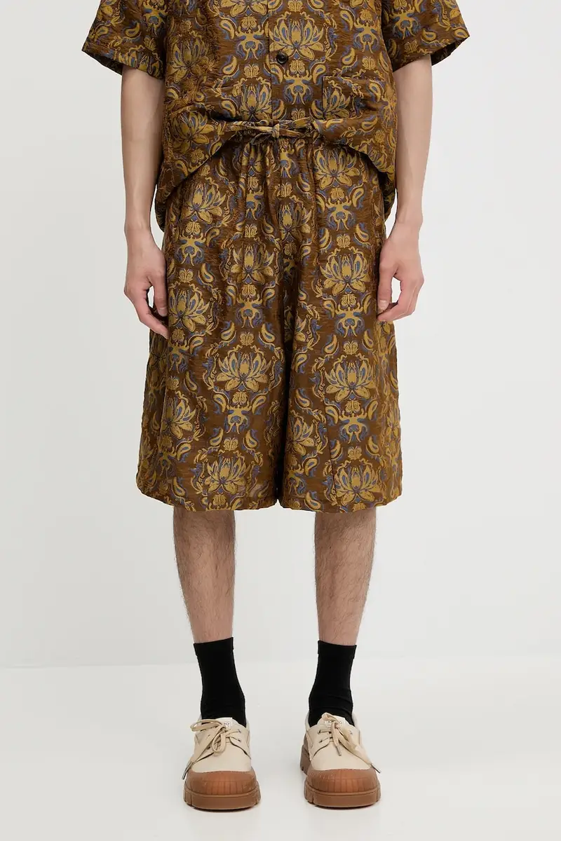 pantaloncini x Kae Tanaka H.D. uomo colore marrone QV431