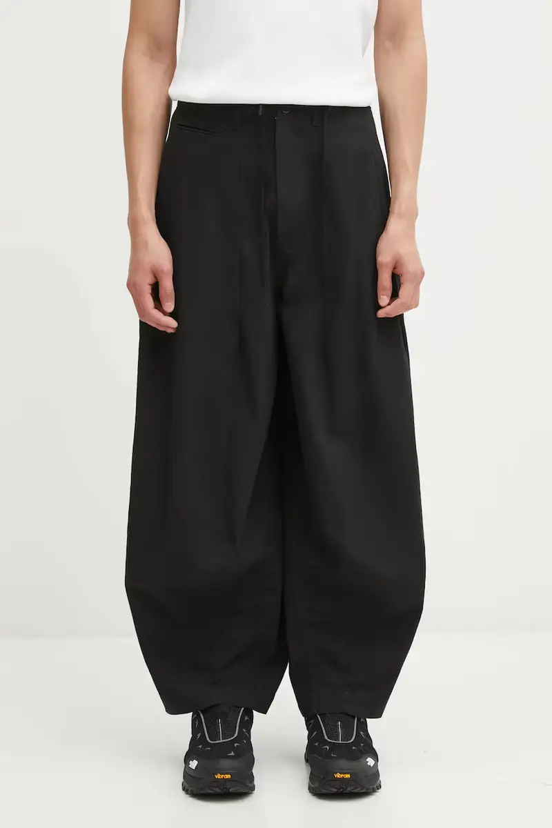 pantaloni in cotone H.D. Military uomo colore nero RW238