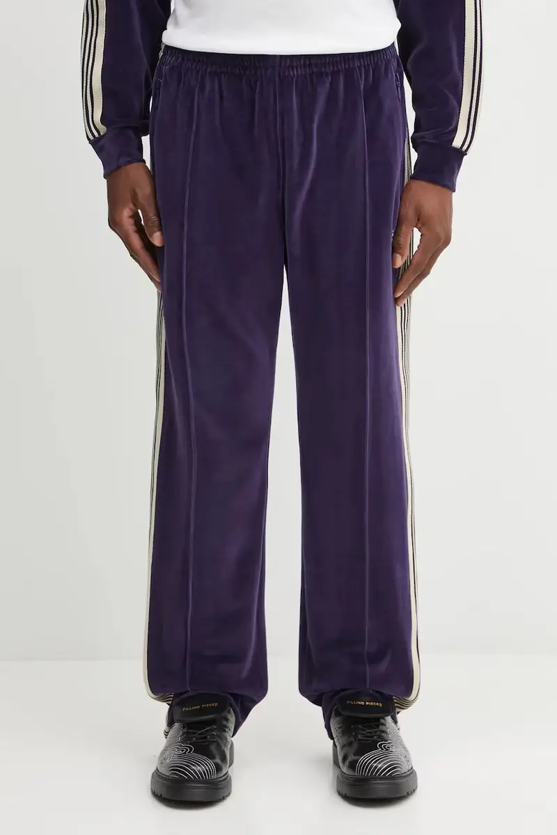 pantaloni tuta Narrow Track Pant uomo colore blu navy con applicazione RW325 miniatura 2