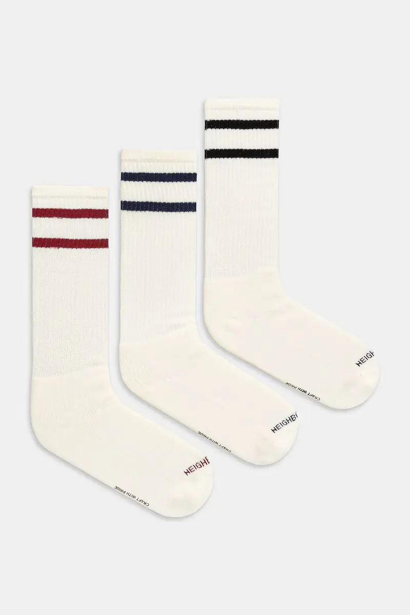 calzini CLASSIC 3PACK pacco da 3 colore beige 252KWNH.UWM01