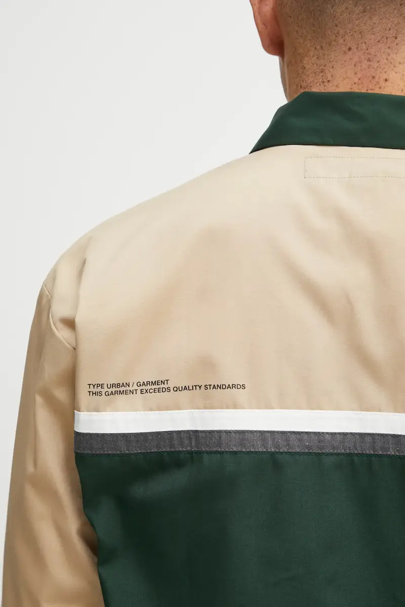 camicia CLASSIC WORK BICOLOR uomo colore verde 252TSNH.SHM02 miniatura 5