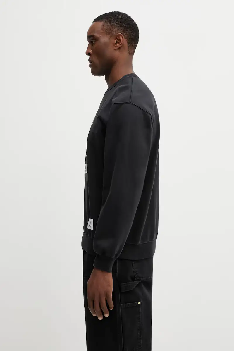 felpa in cotone X EDDIE BAUER WASHED uomo colore nero 252ZMEBN.CSM01 miniatura 2