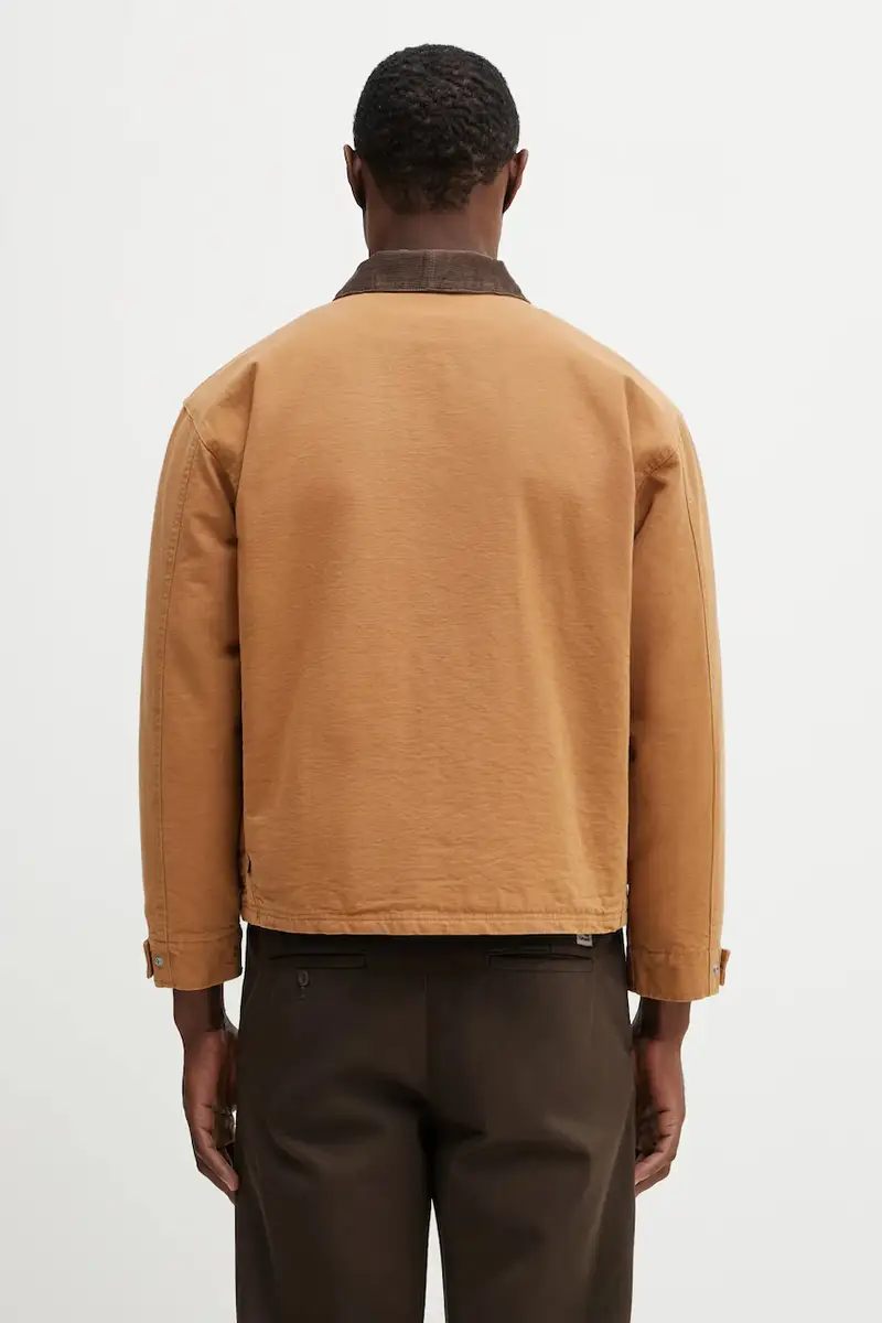 giacca in cotone FIREMAN colore marrone 252AQNH.JKM02 miniatura 3