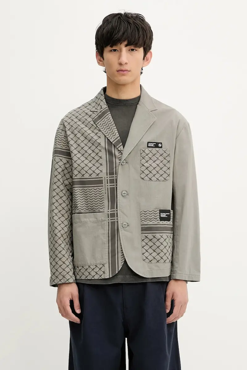 giacca in cotone PT SHEMAGH colore grigio 251UTNH-JKM02