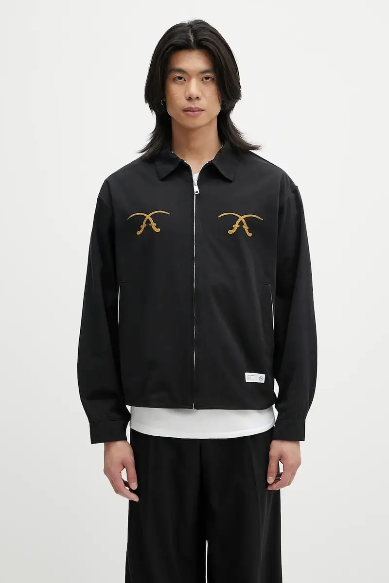 giacca in cotone Souvenir Jacket colore nero 251UTNH.JKM03
