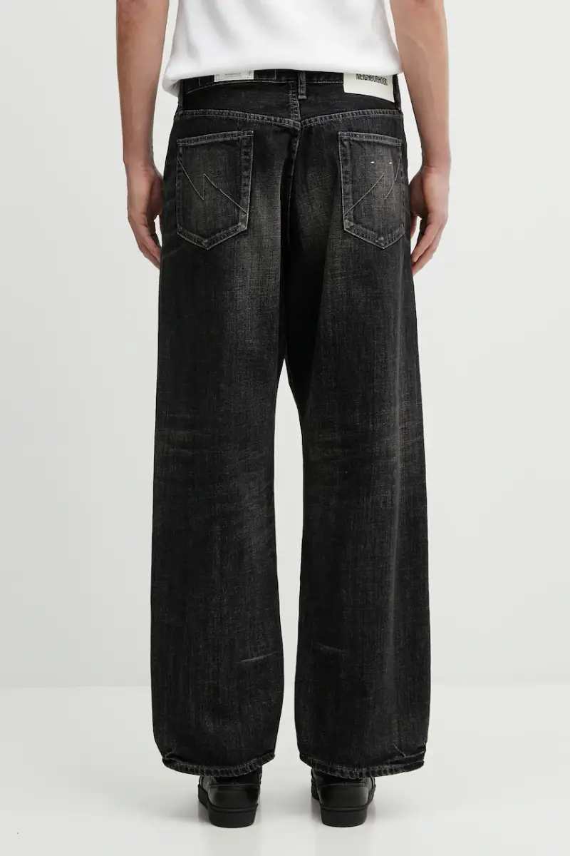 Neighborhood Jeans Uomo Nero 3944181 miniatura 3