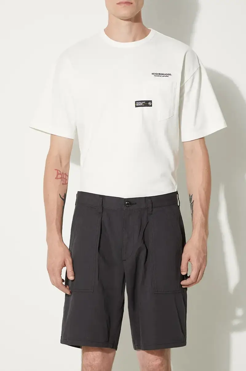 pantaloncini Baker Short Pants uomo colore nero 241AQNH.PTM02