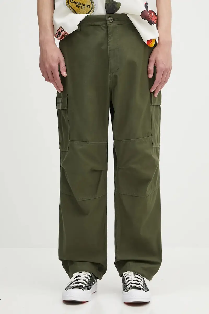 pantaloni BDU Pants uomo colore verde 242SPNH.PTM05