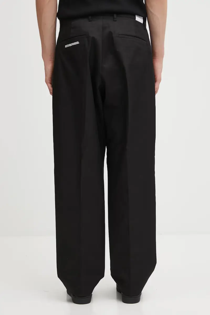 pantaloni TWO TUCK uomo colore nero 252ZANH.PTM06 miniatura 4