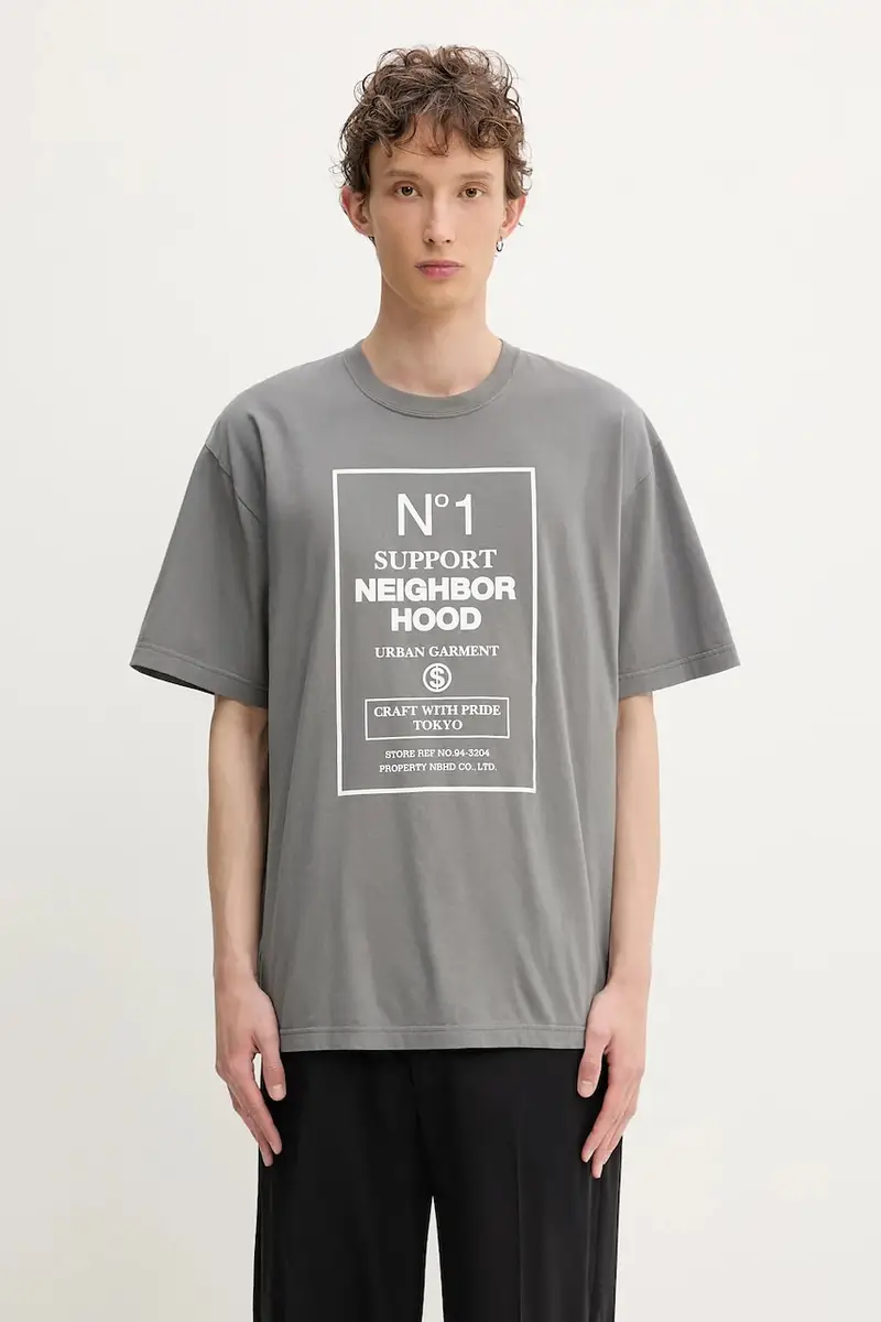 Neighborhood T-shirt Uomo Grigio 2250068