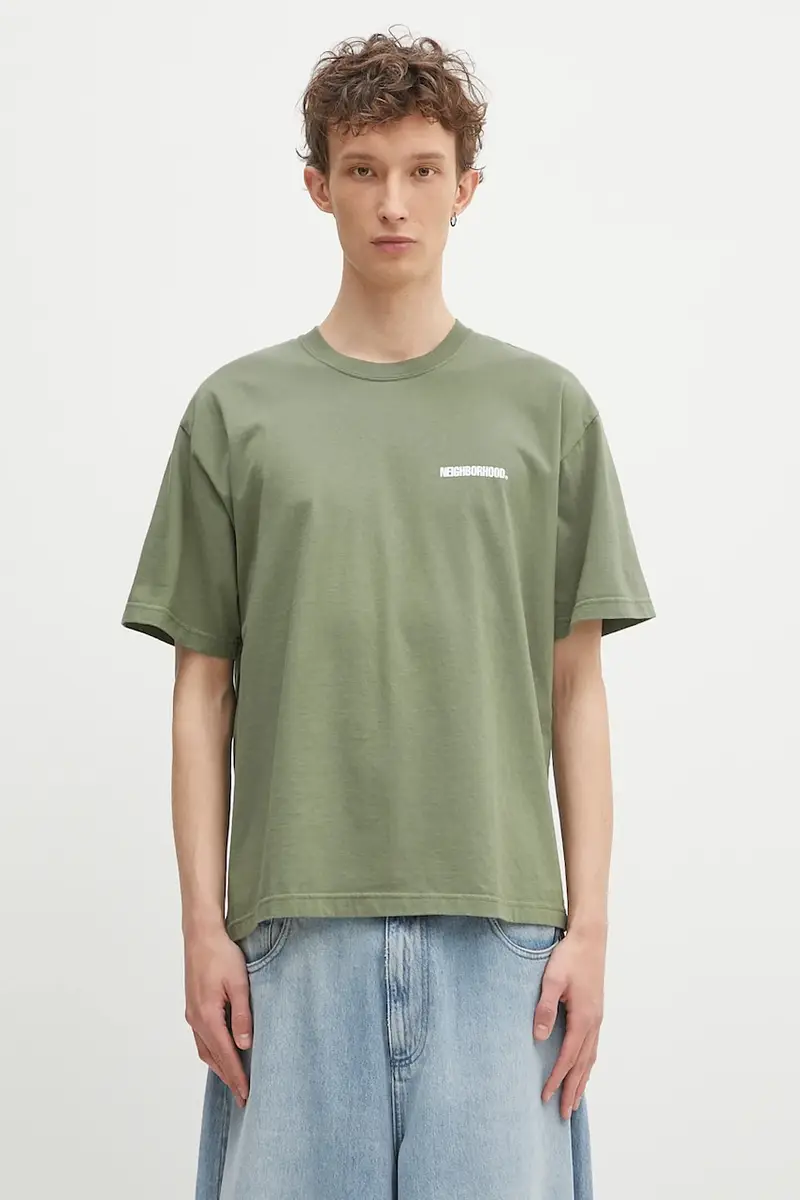 Neighborhood T-shirt Uomo Verde 2261529