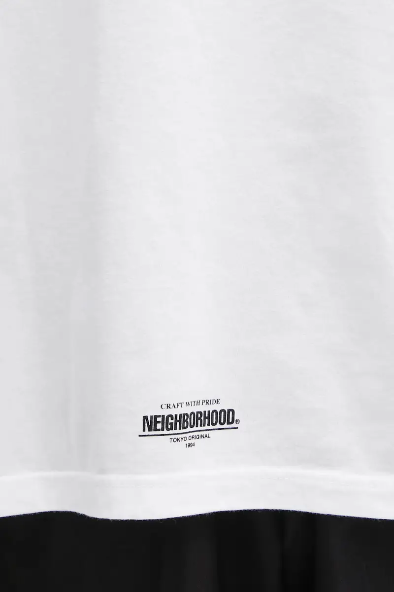 Neighborhood T-shirt Uomo Bianco 3406409 miniatura 5