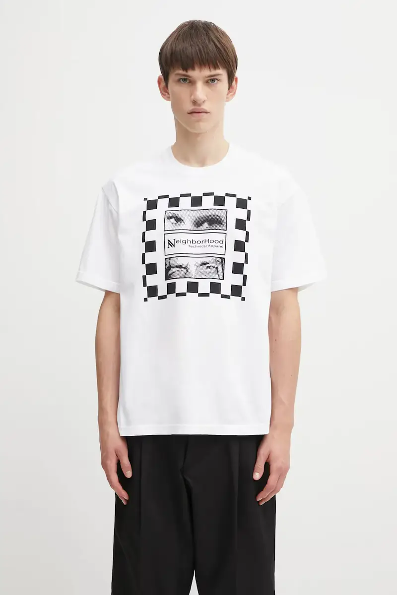 Neighborhood T-shirt Uomo Bianco 3406409