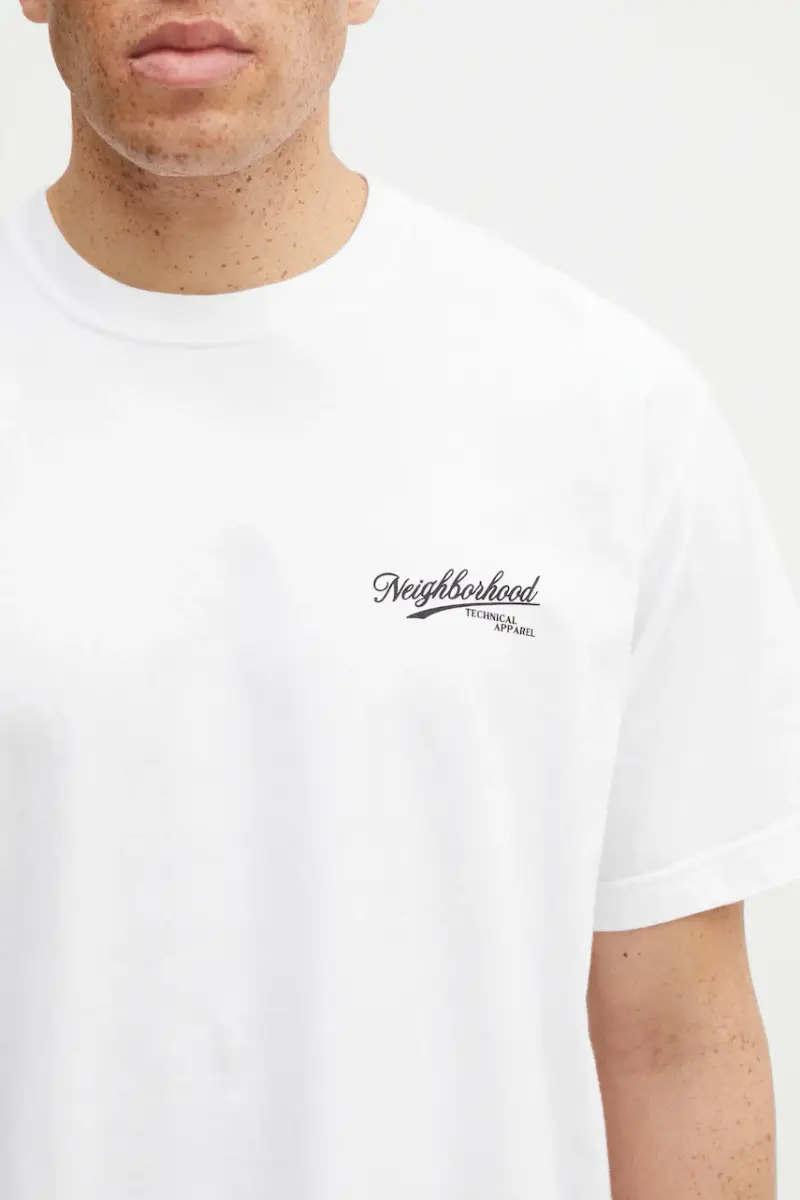 Neighborhood T-shirt Uomo Bianco 3474021 miniatura 4