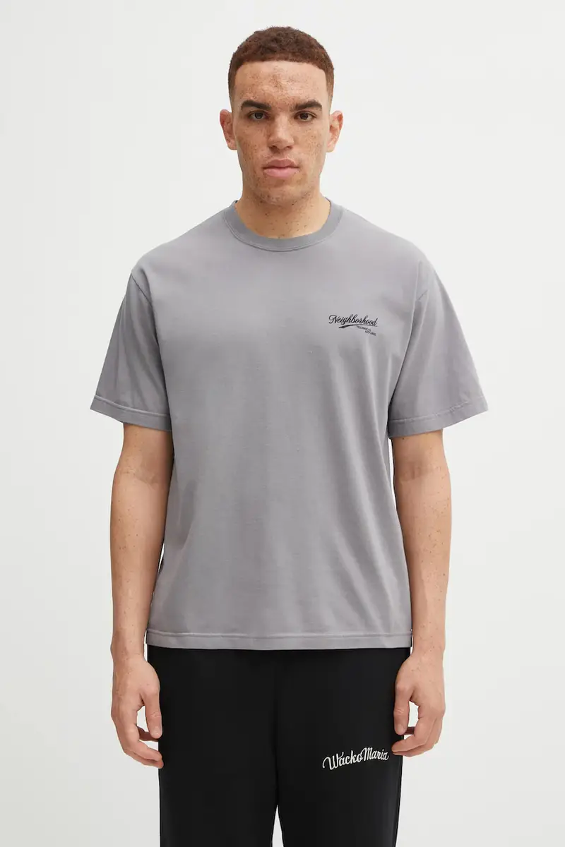 Neighborhood T-shirt Uomo Grigio 3474079 miniatura 3