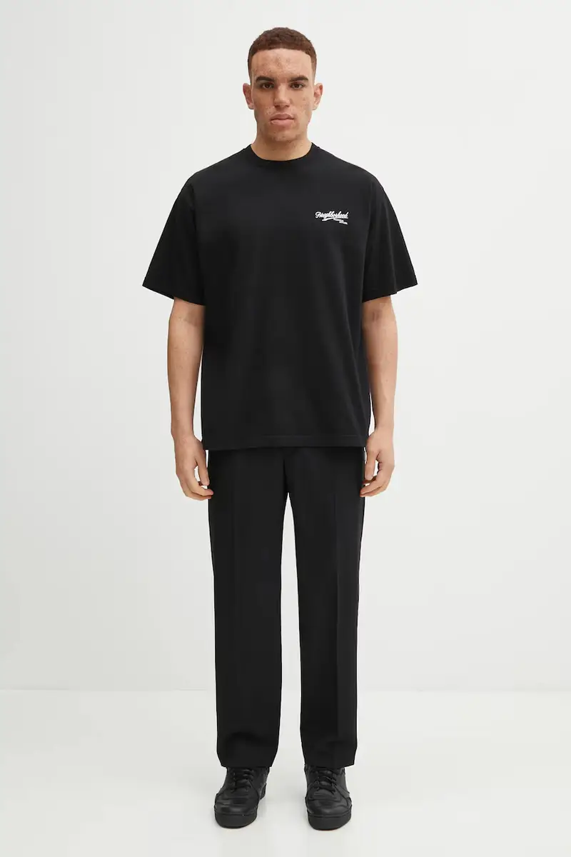 Neighborhood T-shirt Uomo Nero 3474201 miniatura 5