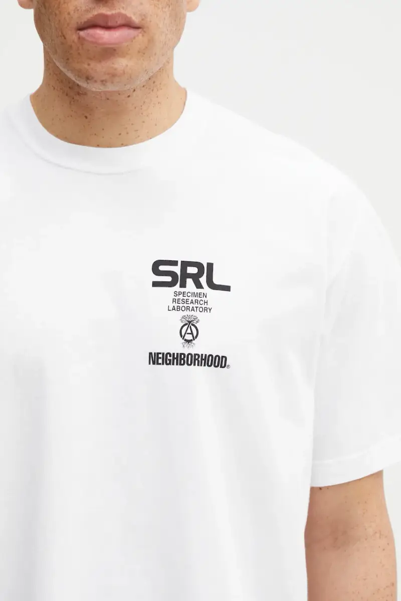 Neighborhood T-shirt Uomo Bianco 3474018 miniatura 4