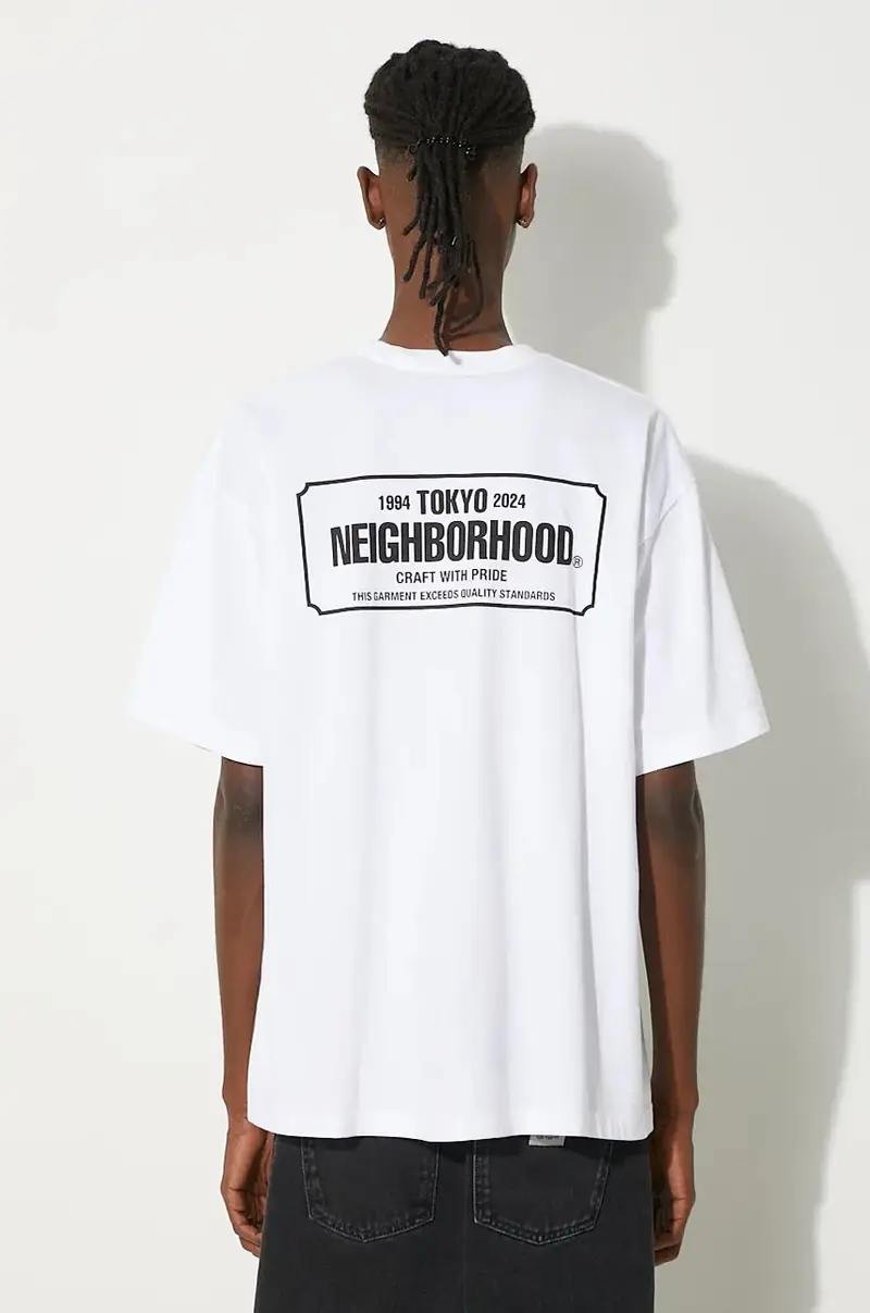 Neighborhood T-shirt Uomo Bianco 2244019