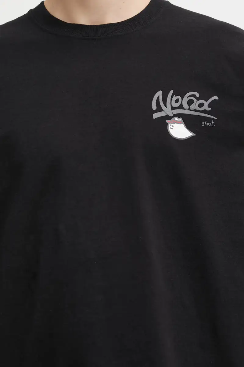 top a maniche lunghe in cotone NH . TEE LS-10 colore nero 252PCNH.LT10 miniatura 5