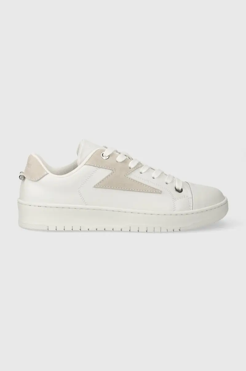 Neil Barett sneakers in pelle DURAN PBCT375A.V9002.1222 Bianco