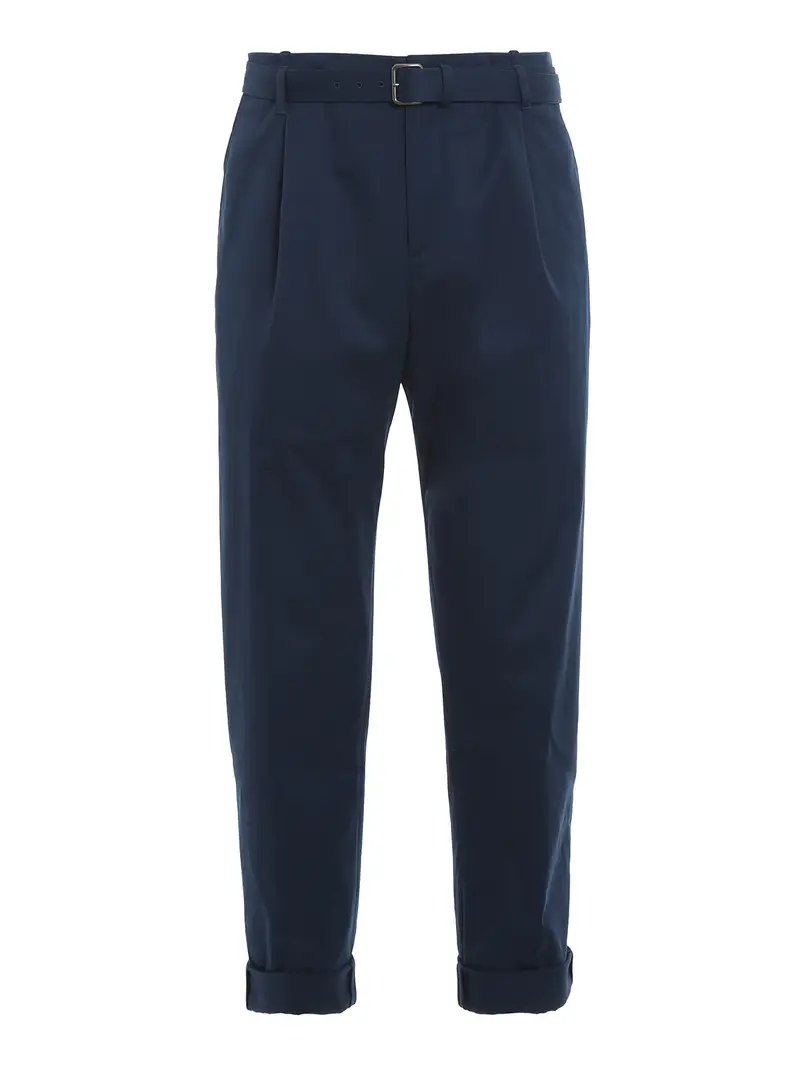 Pantaloni con cintura Blu