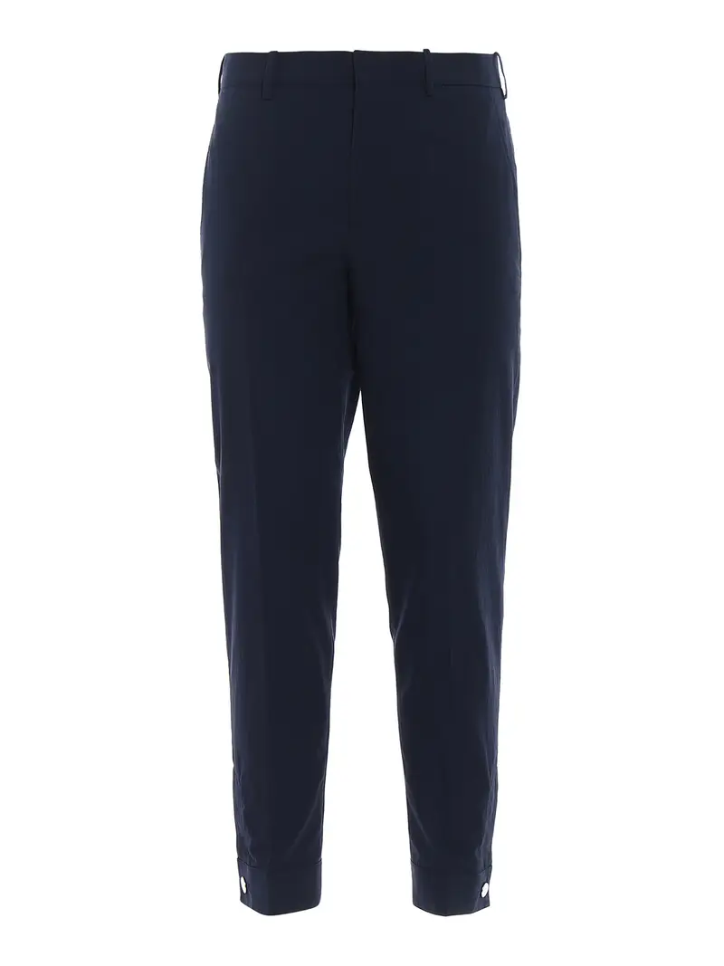 Pantaloni crop vestibilità skinny Blu scuro